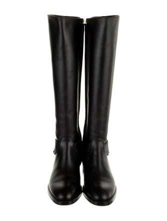 Chanel 2022 Interlocking CC Logo Riding Boots