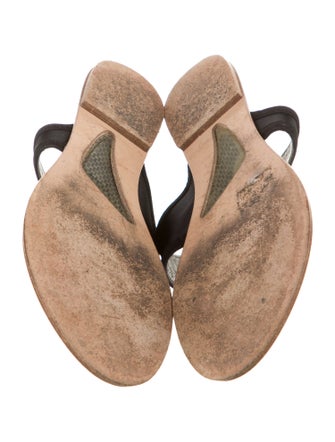 Chanel Interlocking CC Logo Nylon Flip Flops