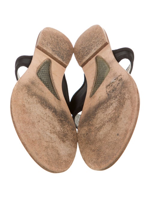 Chanel Interlocking CC Logo Nylon Flip Flops