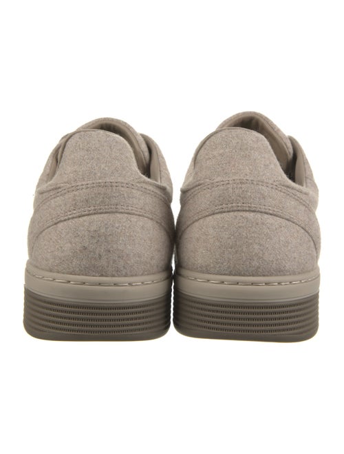 Chanel Interlocking CC Logo Wool Sneakers
