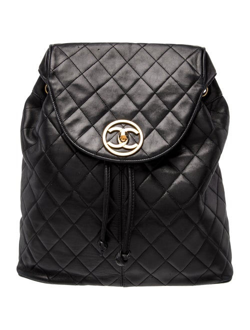 Chanel Quilted CC Backpack