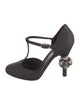 Chanel 2011 Interlocking CC Logo T-Strap Pumps