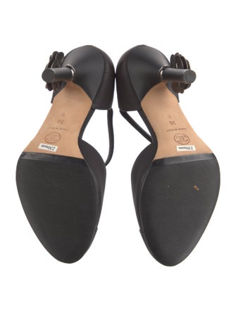 Chanel 2011 Interlocking CC Logo T-Strap Pumps