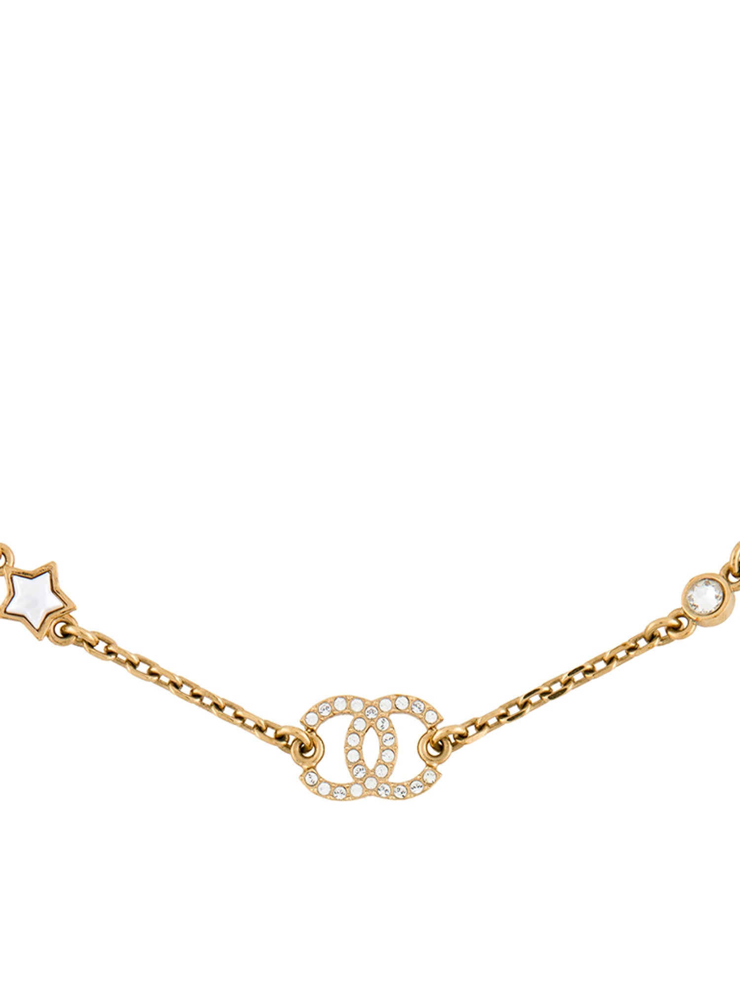 Chanel 2024 Faux Pearl & Strass Choker Necklace