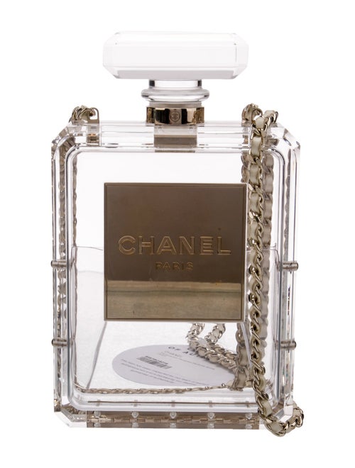 Chanel Plexiglass Perfume Bottle Minaudière