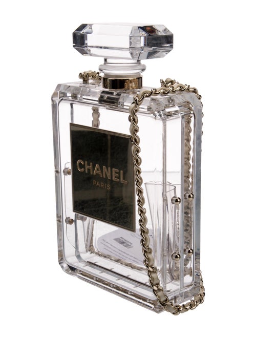 Chanel Plexiglass Perfume Bottle Minaudière