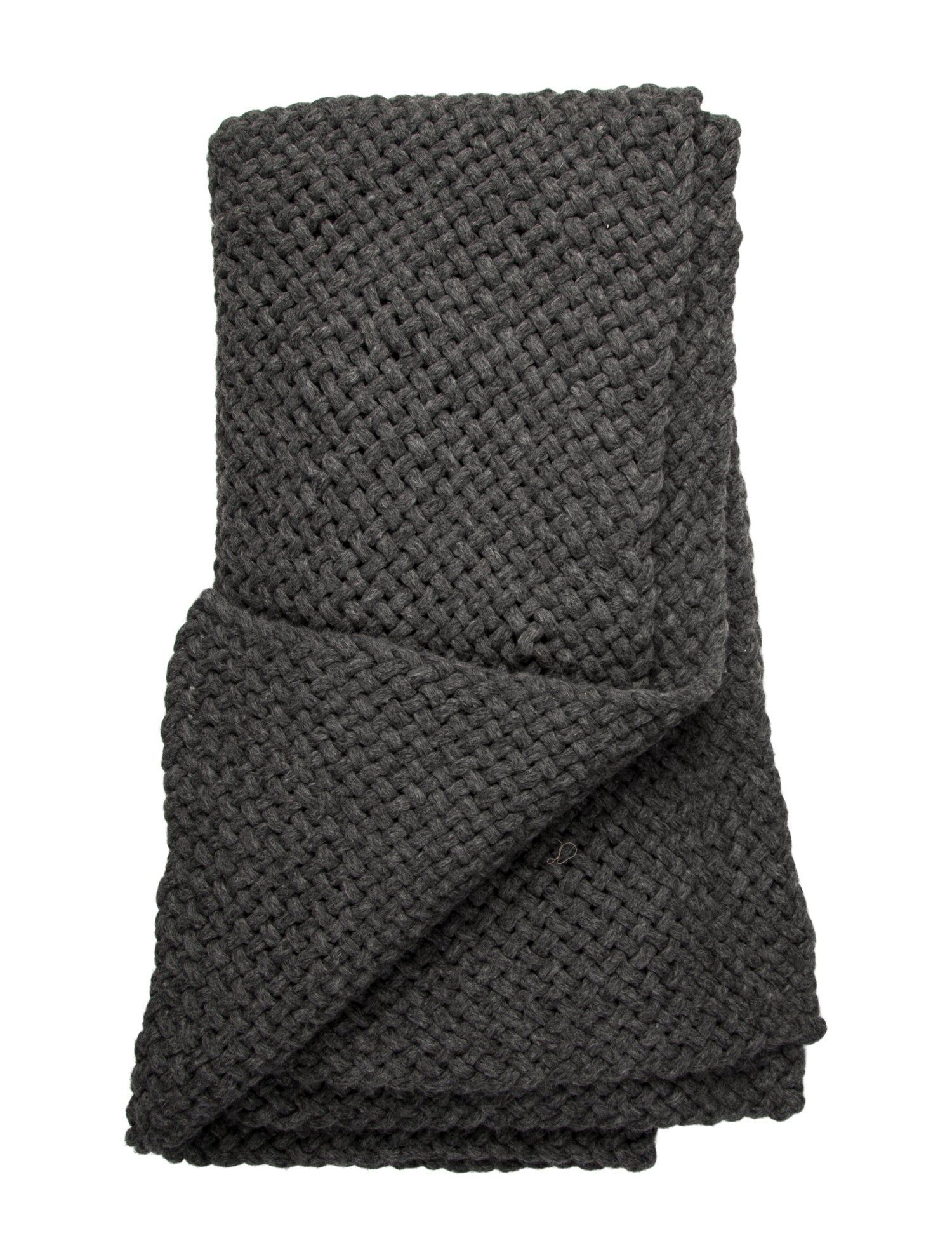 Chanel Woven Alpaca Blend Throw Blanket