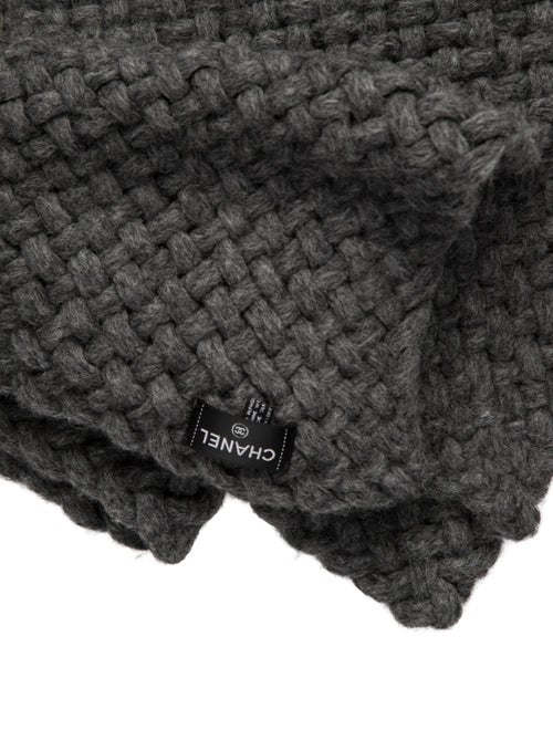Chanel Woven Alpaca Blend Throw Blanket