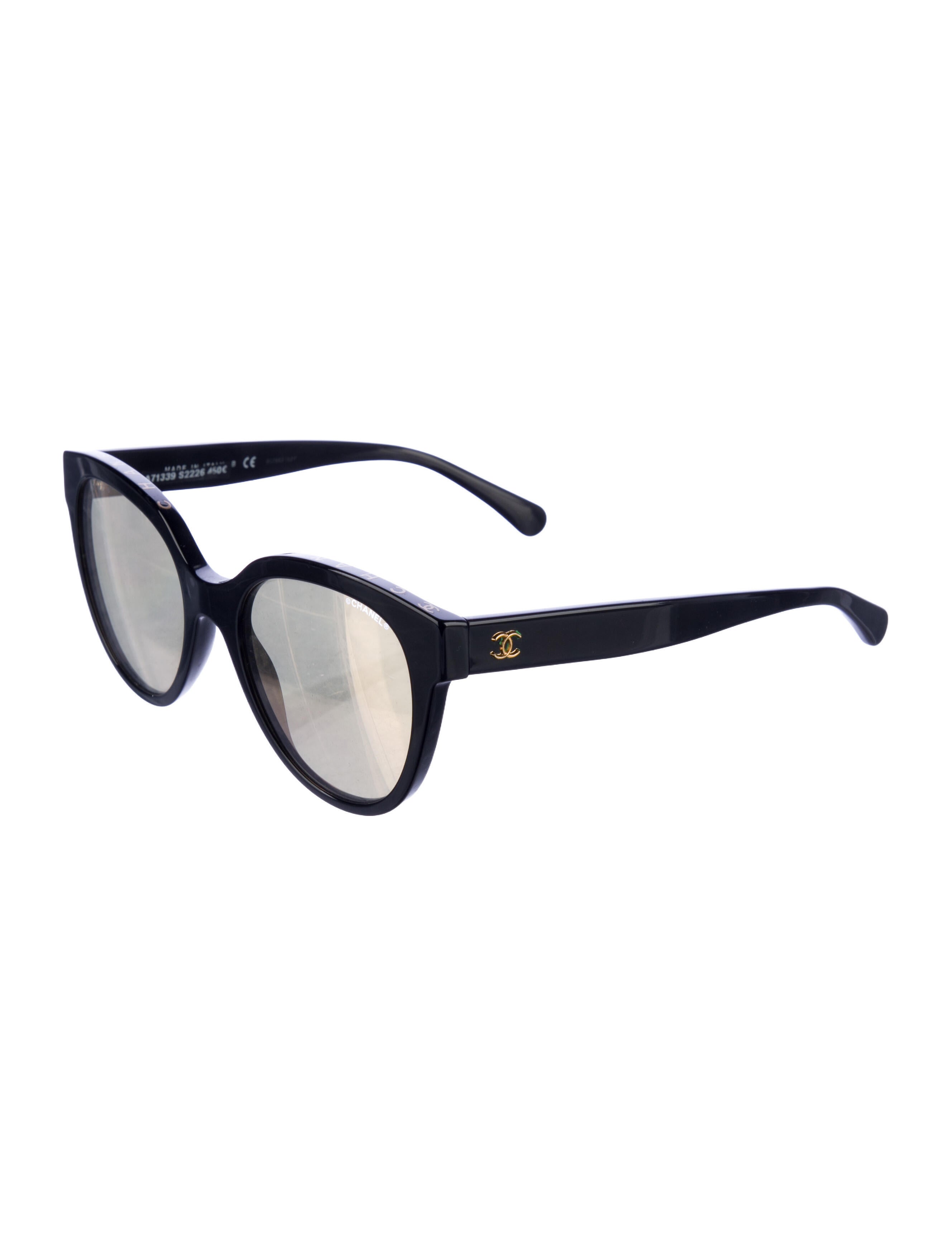 Chanel Interlocking CC Logo Wayfarer Sunglasses