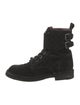 Chanel 2014 Interlocking CC Logo Combat Boots