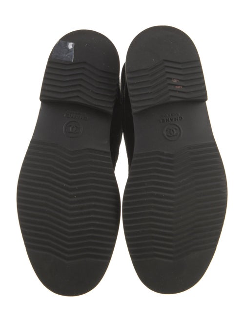 Chanel 2014 Interlocking CC Logo Combat Boots