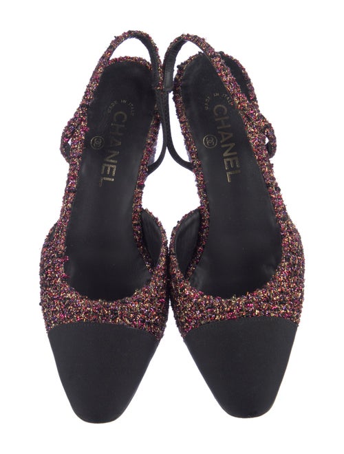 Chanel 2020 Interlocking CC Logo Slingback Pumps