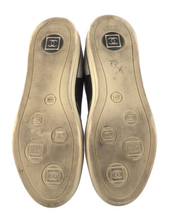 Chanel Interlocking CC Logo Canvas Sneakers