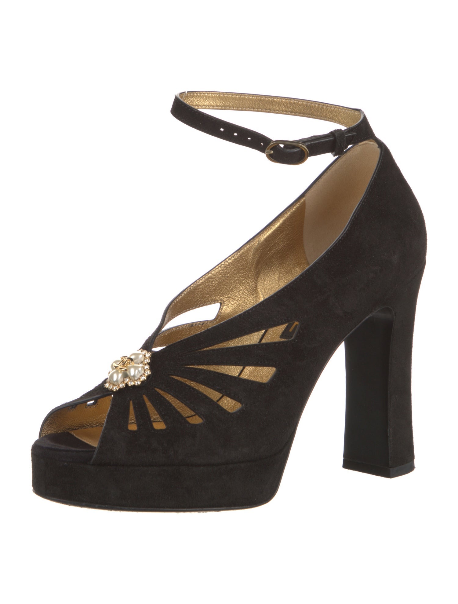 Chanel 2024 Interlocking CC Logo Sandals