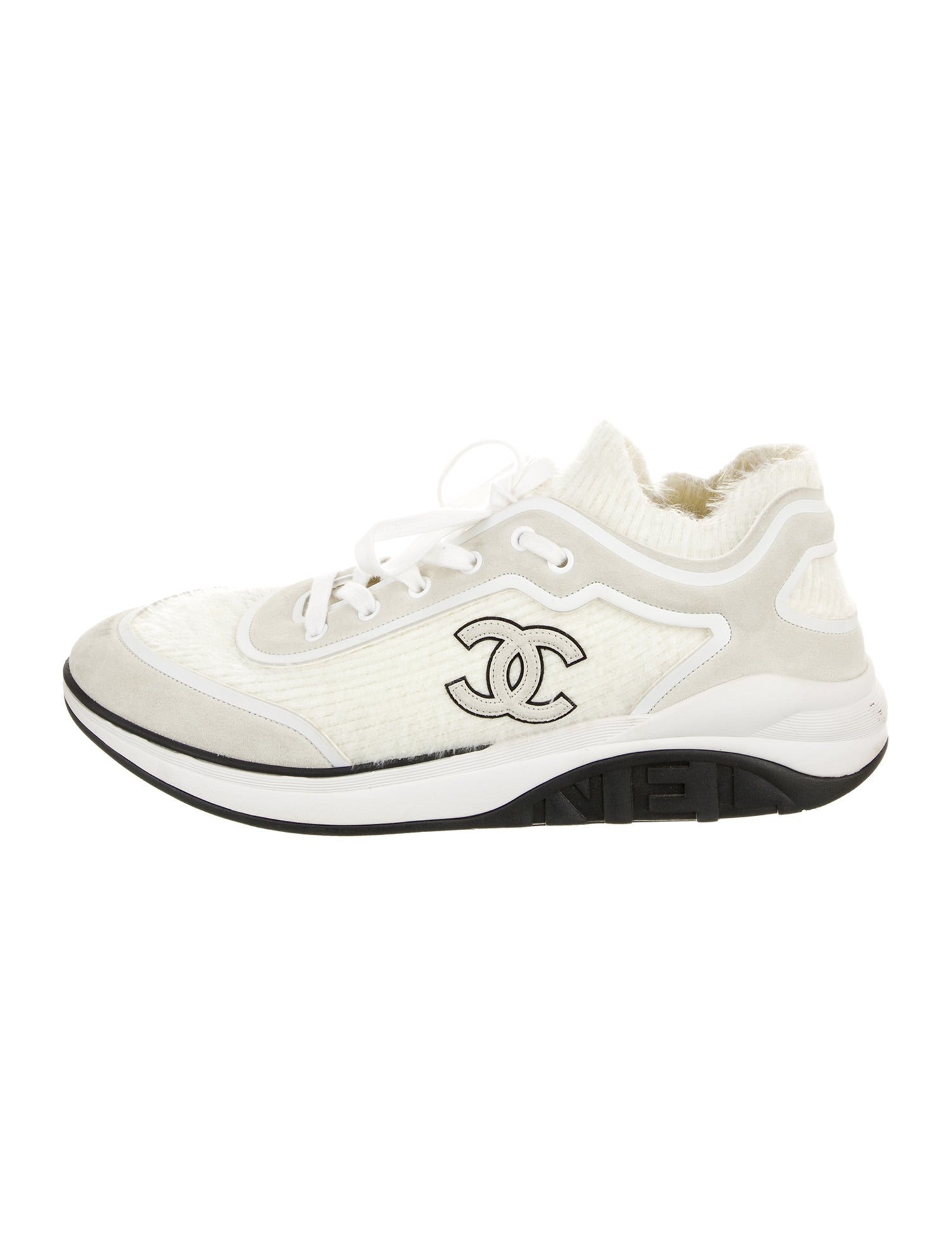 Chanel Interlocking CC Logo Sneakers
