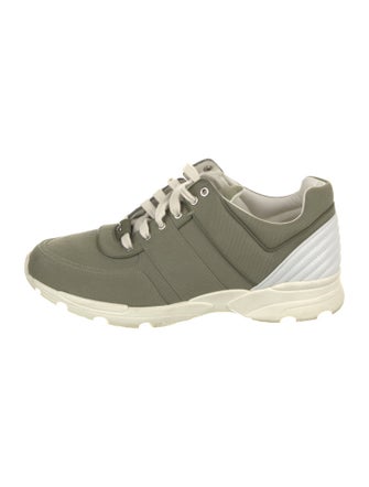Chanel Interlocking CC Logo Canvas Sneakers