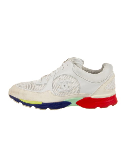 Chanel Interlocking CC Logo Mesh Sneakers