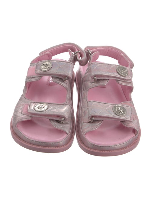 Chanel Gate No. 5 Interlocking CC Logo Sandals