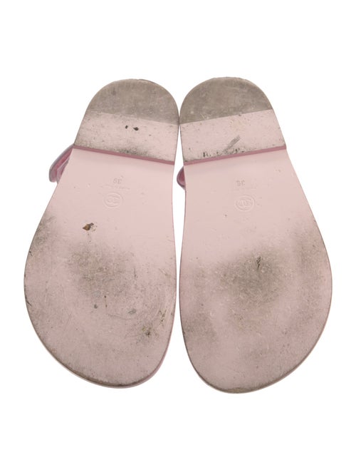 Chanel Gate No. 5 Interlocking CC Logo Sandals