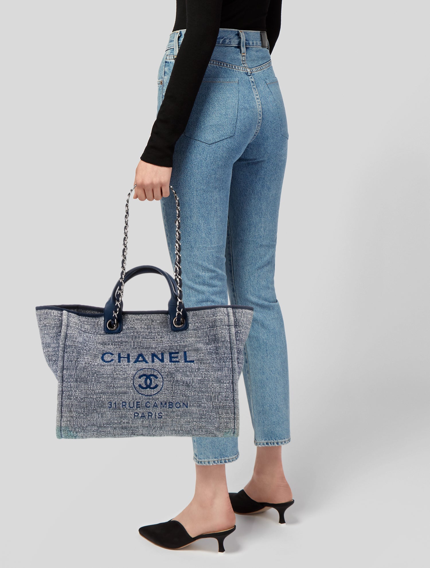 Chanel Medium Deauville Shopping Tote