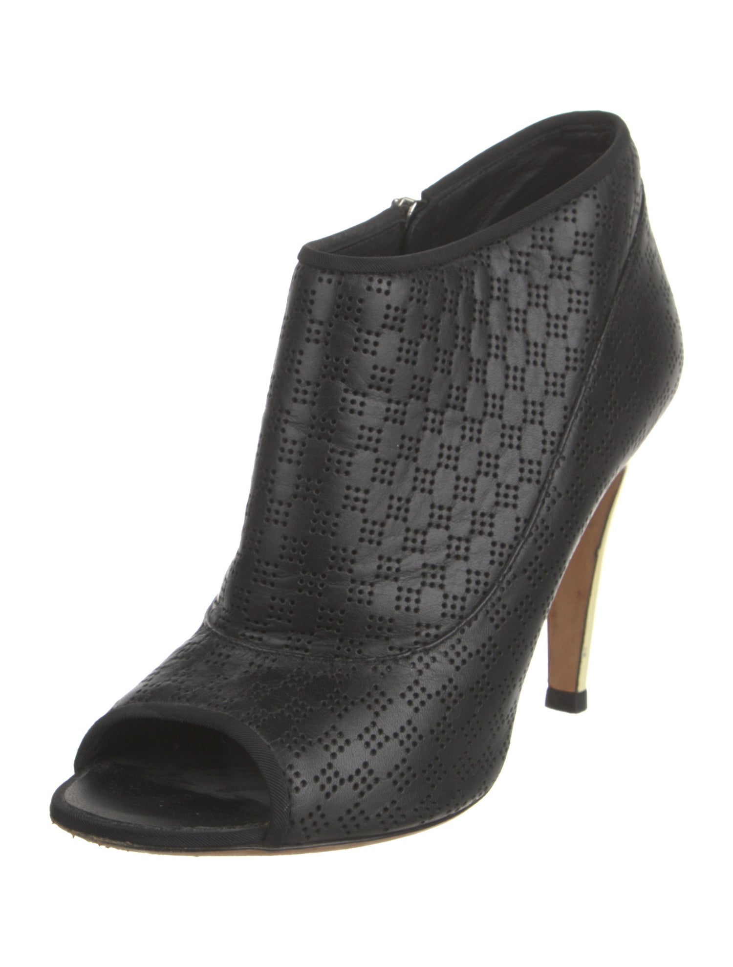 Chanel 2014 Interlocking CC Logo Boots