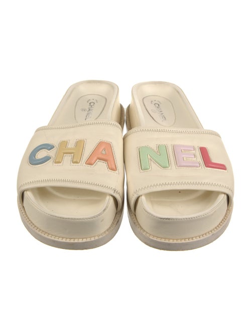 Chanel 2022 Interlocking CC Logo Slides