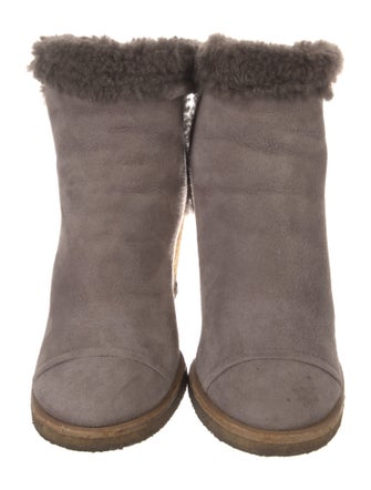 Chanel Suede Boots