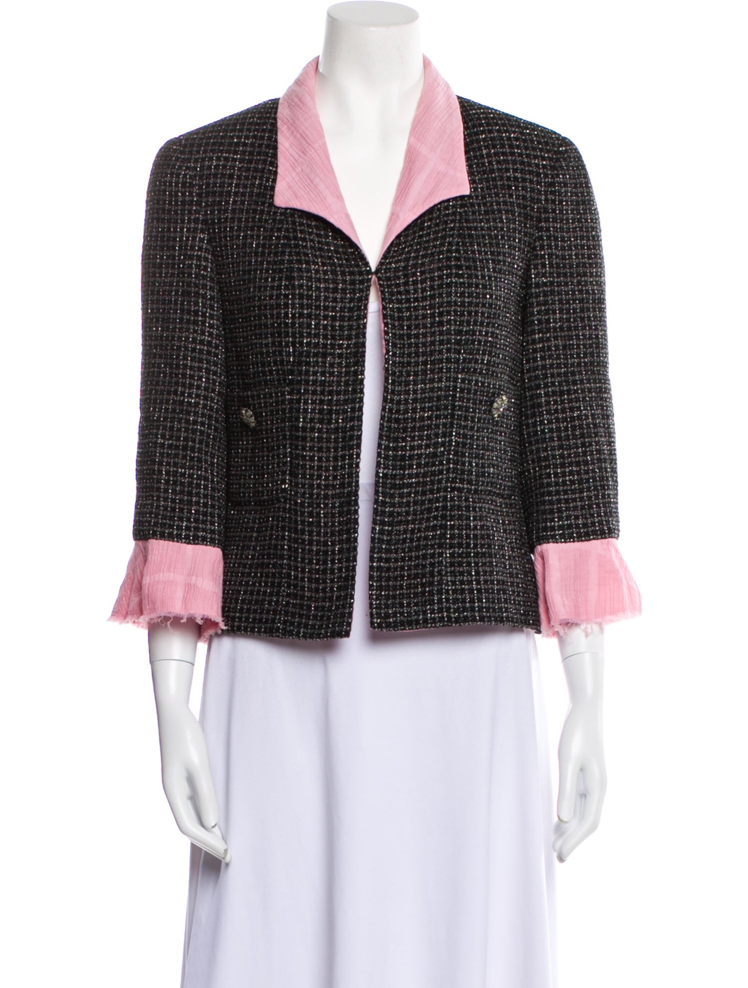 Chanel 2012 Tweed Pattern Evening Jacket