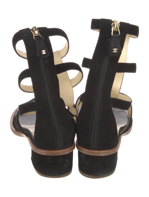 Chanel 2015 Interlocking CC Logo Gladiator Sandals