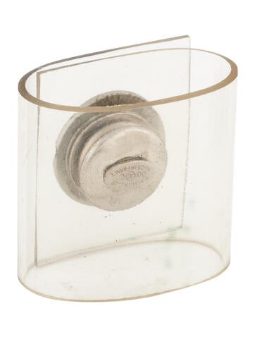 Chanel Band Vintage PVC Ring 7.5