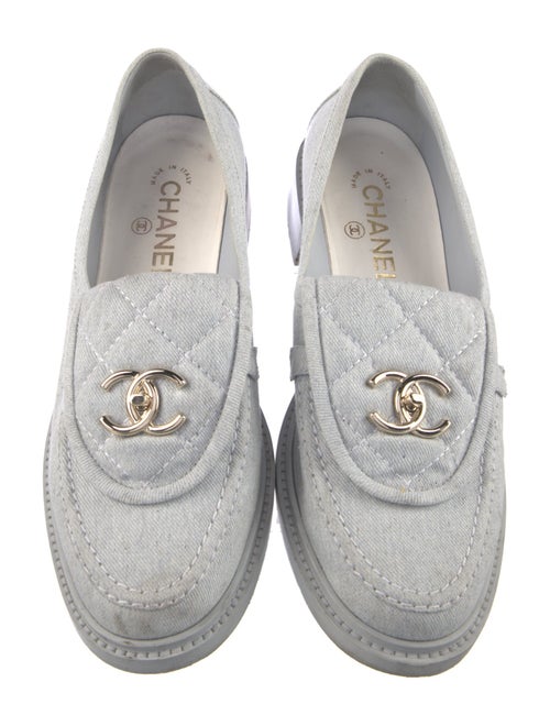 Chanel 2024 Interlocking CC Logo Loafers