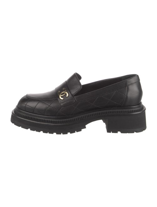 Chanel 2023 Interlocking CC Logo Loafers