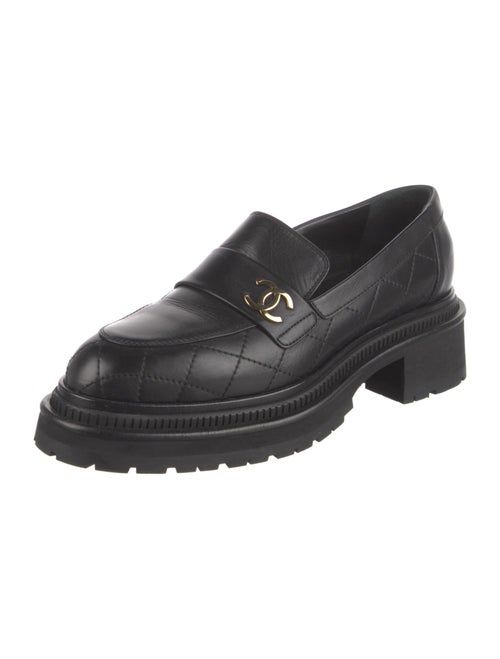 Chanel 2023 Interlocking CC Logo Loafers