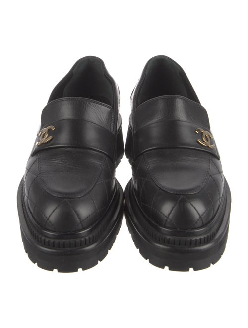 Chanel 2023 Interlocking CC Logo Loafers