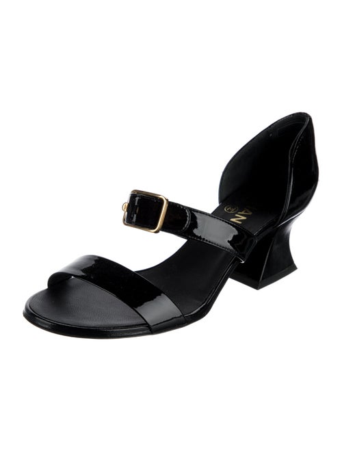 Chanel 2022 Interlocking CC Logo Sandals