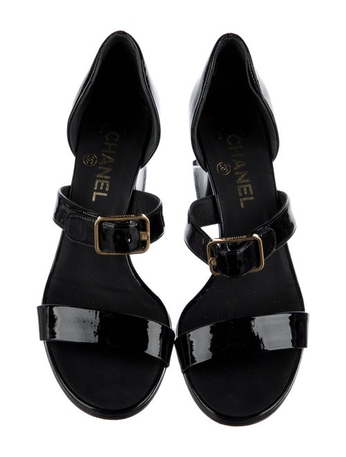 Chanel 2022 Interlocking CC Logo Sandals
