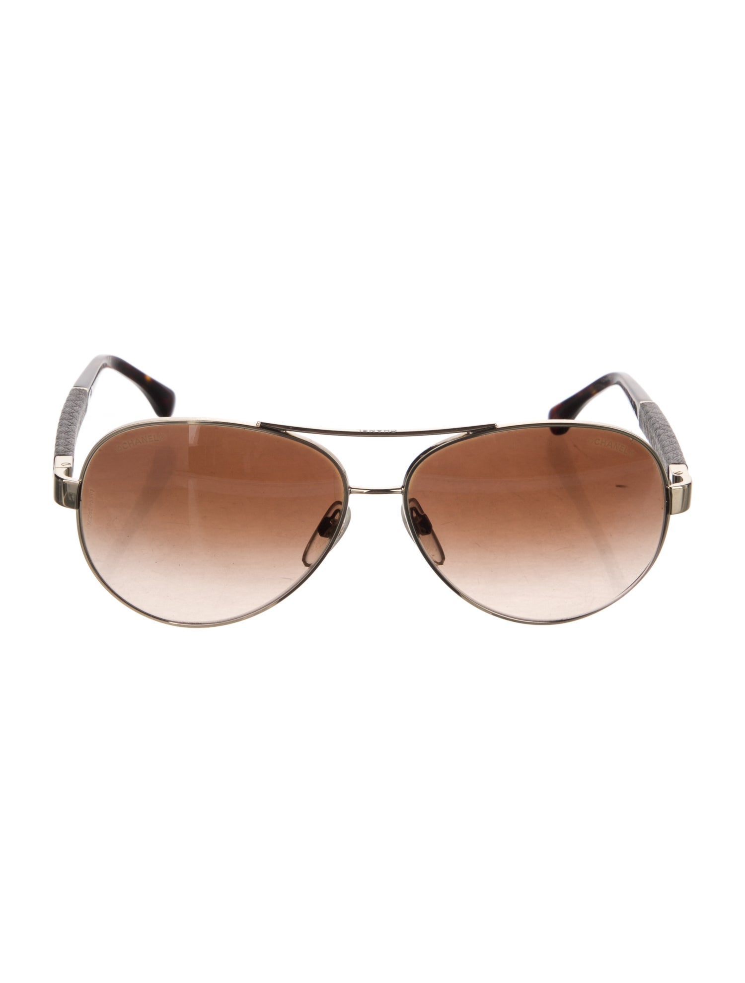 Chanel Interlocking CC Logo Aviator Sunglasses