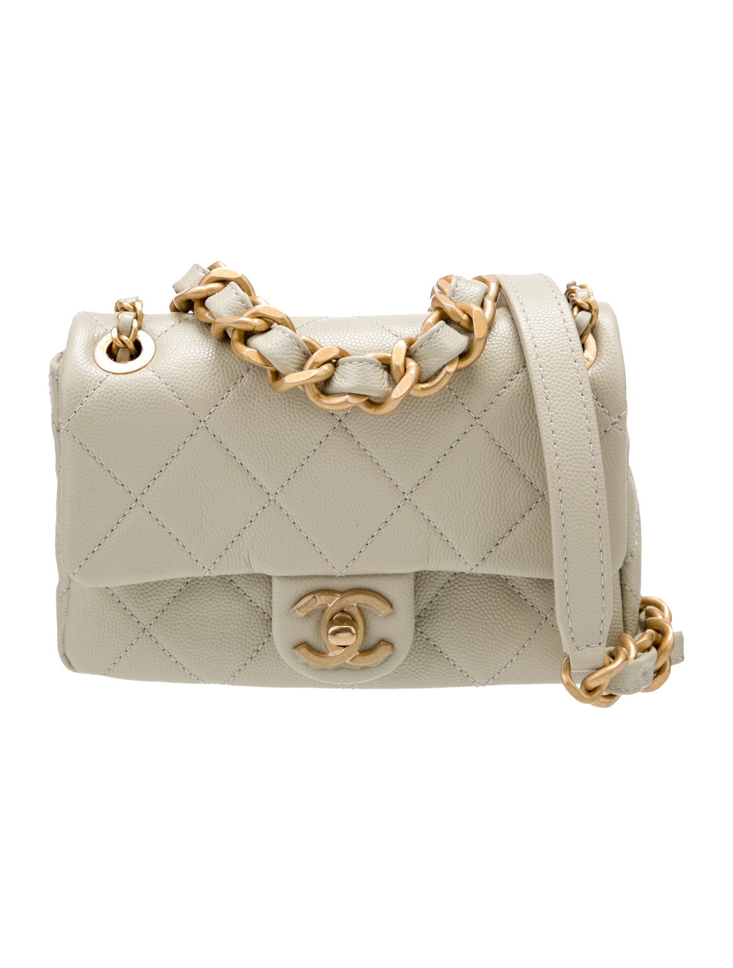 Chanel Quilted Caviar Flap Bag
