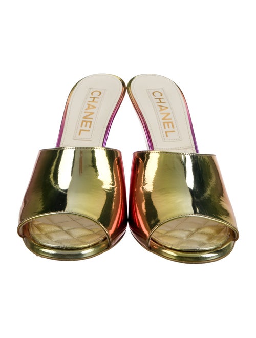 Chanel 2024 Interlocking CC Logo Slides