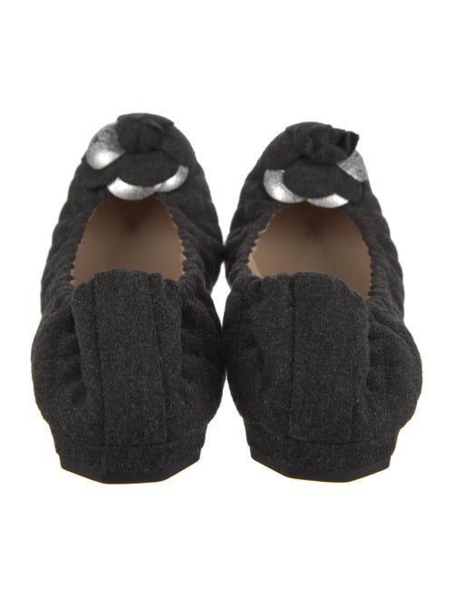 Chanel 2012 Interlocking CC Logo Flats