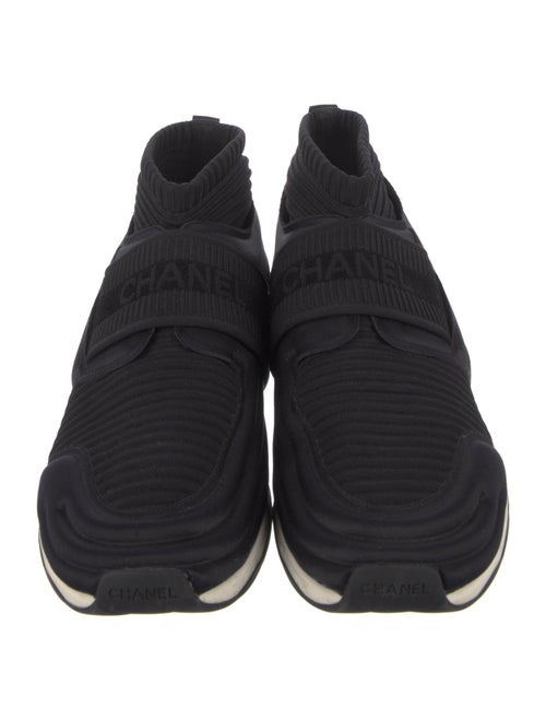 Chanel Interlocking CC Logo Sock Sneakers