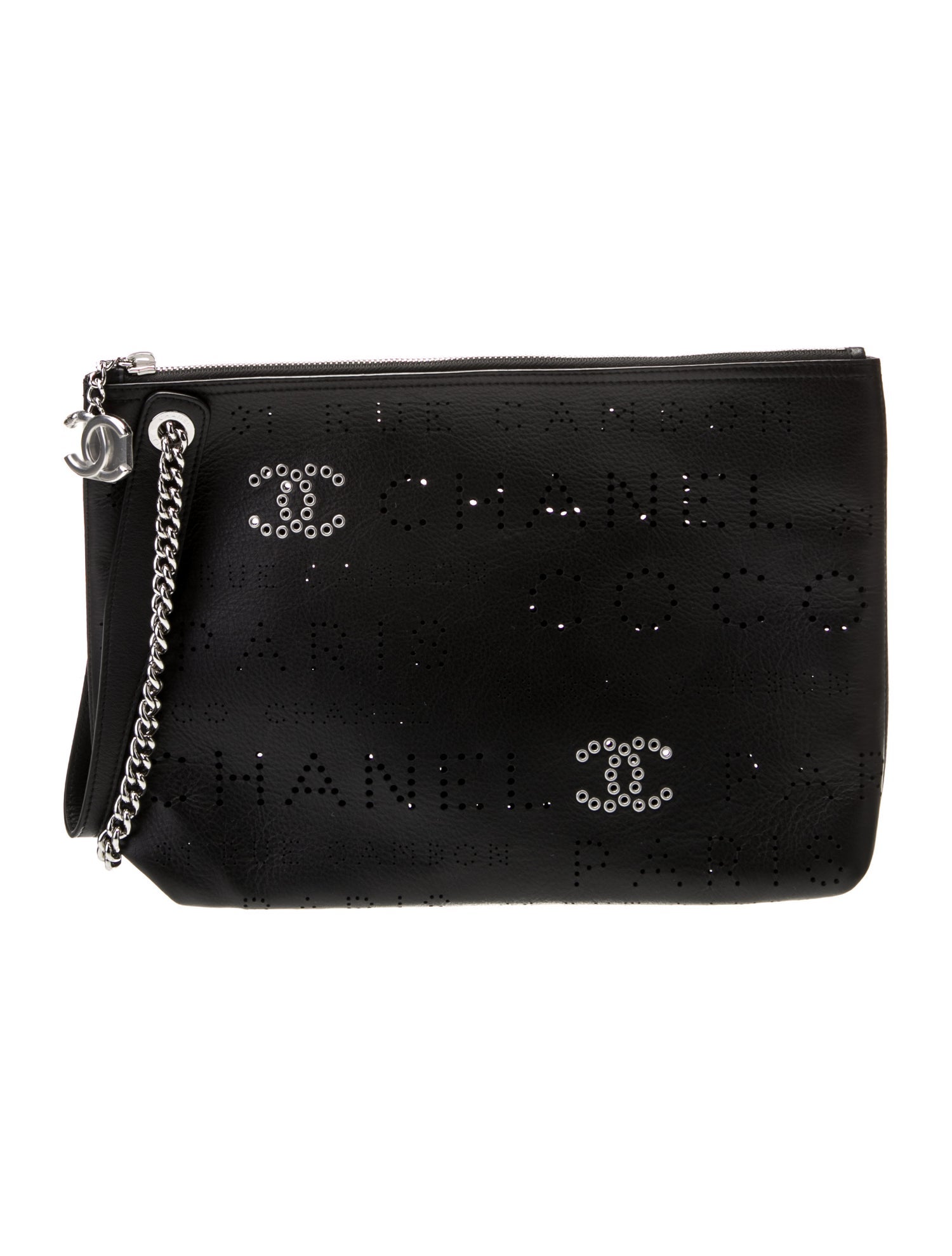 Chanel Eyelet Clutch