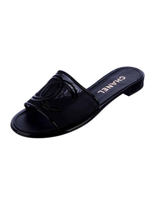 Chanel 2021 Interlocking CC Logo Slides