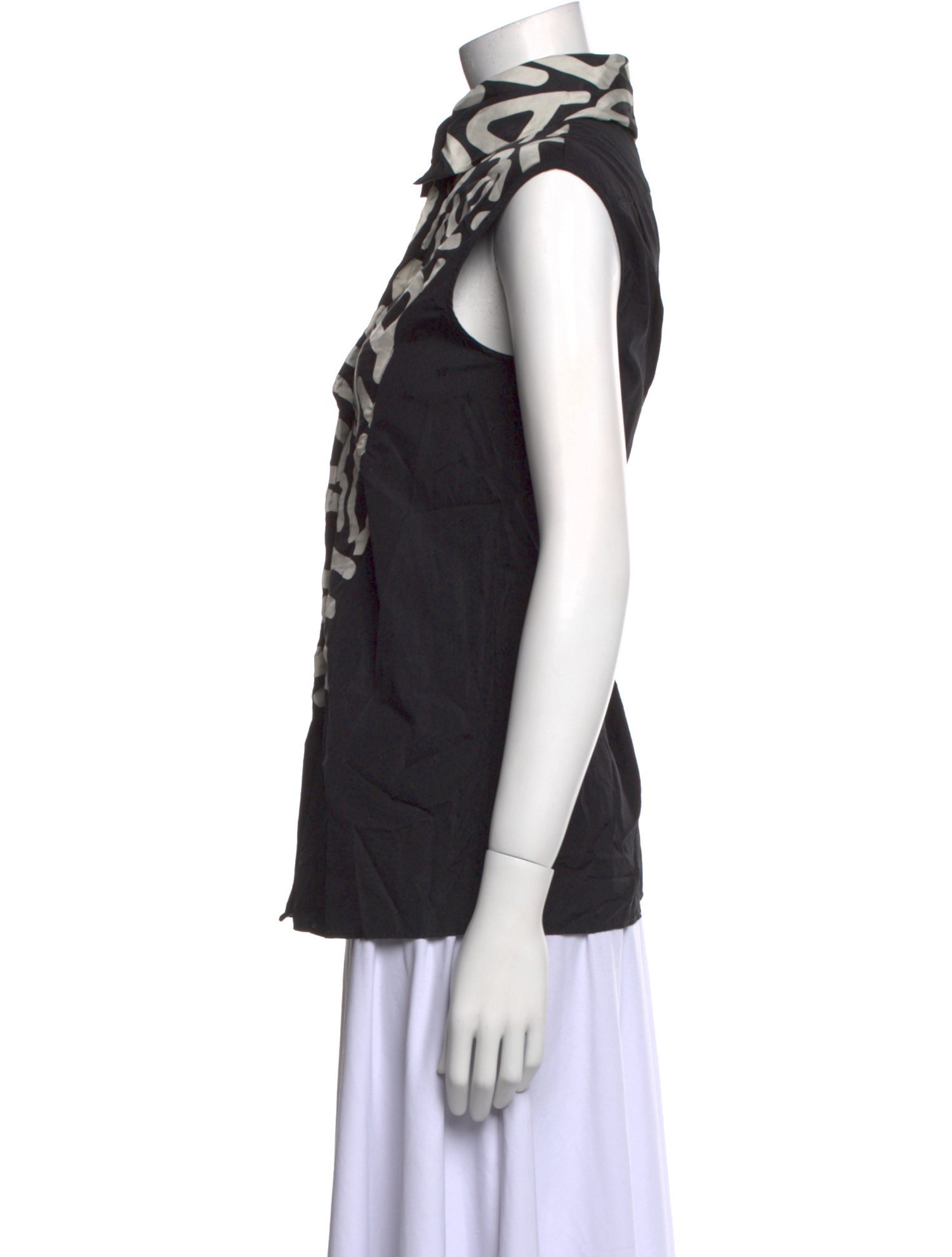 Chanel 2021 Graphic Print Top