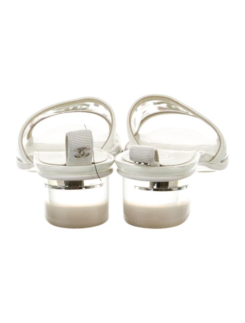 Chanel Interlocking CC Logo PVC Slides