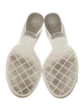 Chanel Interlocking CC Logo PVC Slides