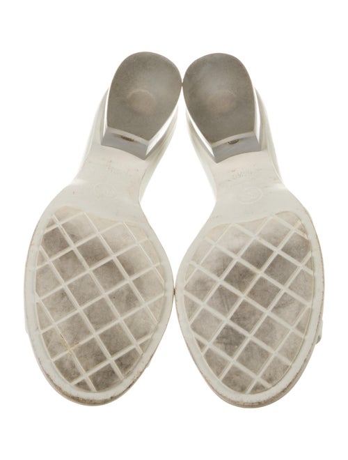 Chanel Interlocking CC Logo PVC Slides