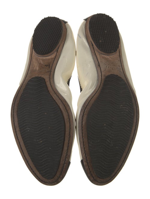 Chanel Interlocking CC Logo Leather Flats