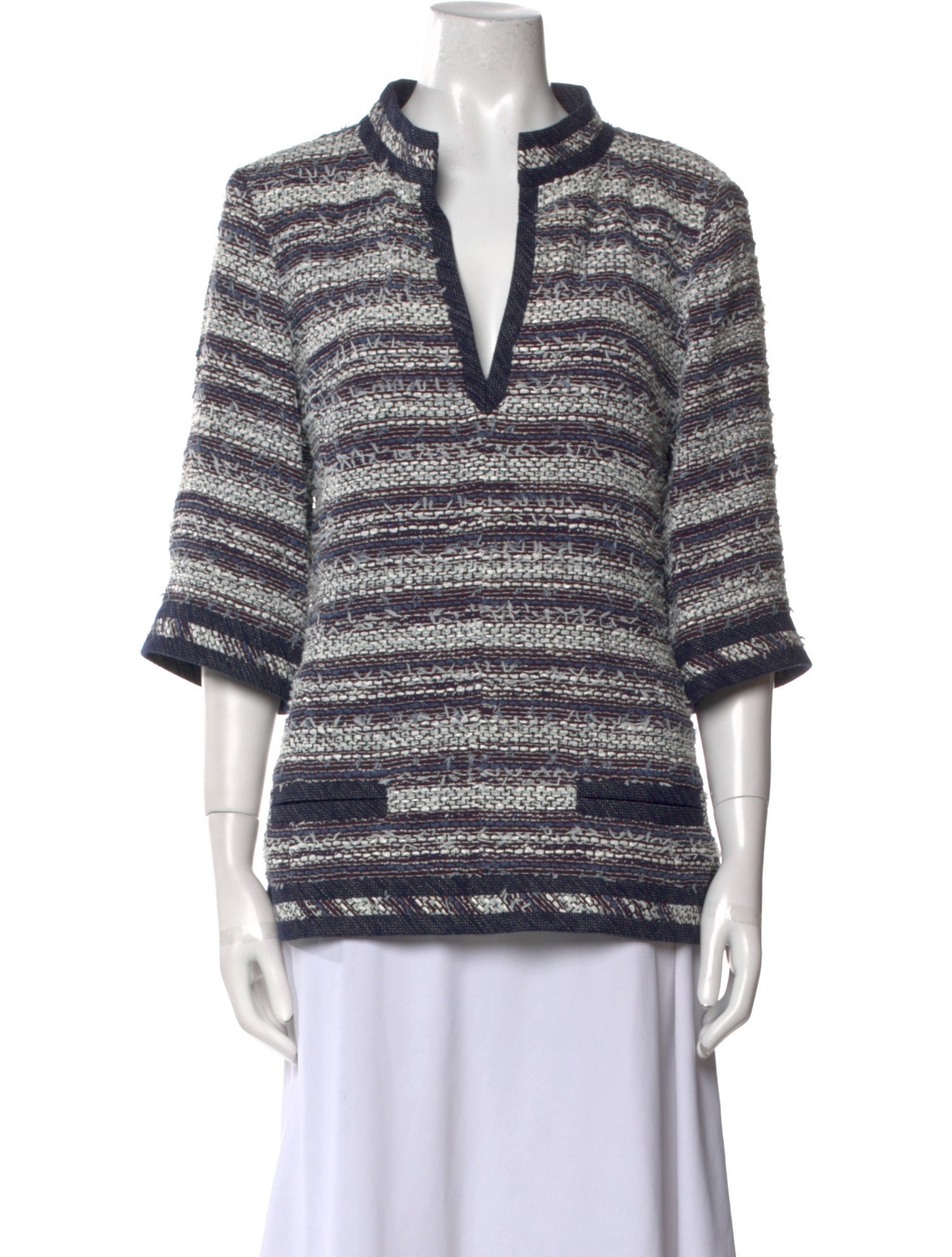 Chanel 2013 Striped Blouse