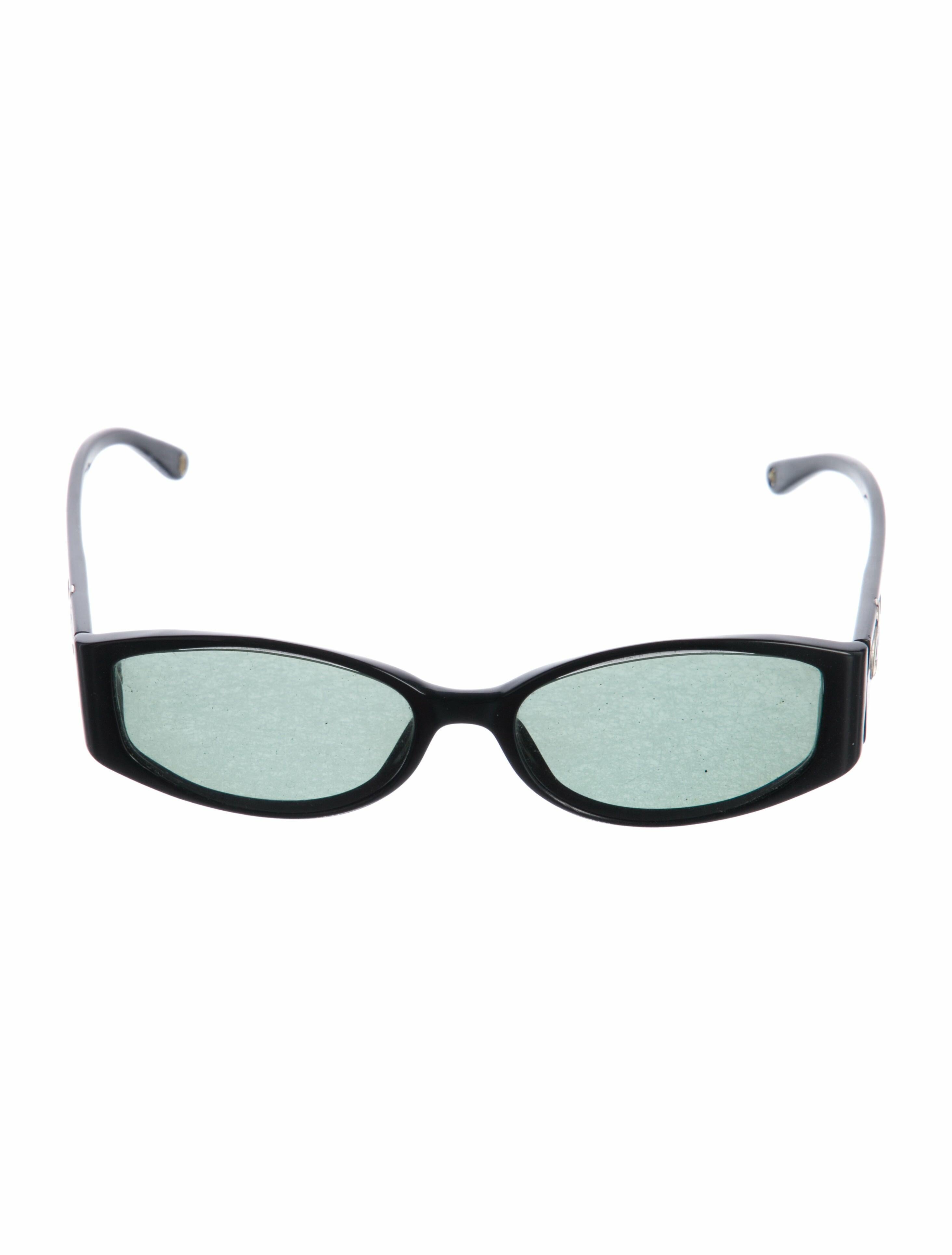 Chanel Interlocking CC Logo Round Sunglasses